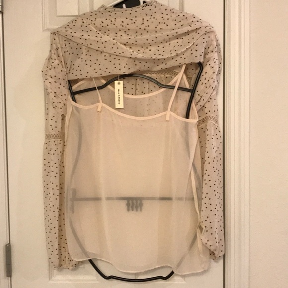 Size M 💖 Max Studio Long Sleeve Blouse Pretty - Picture 8 of 8